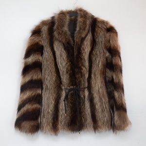 REAL Fur Coat  High Quality Size M